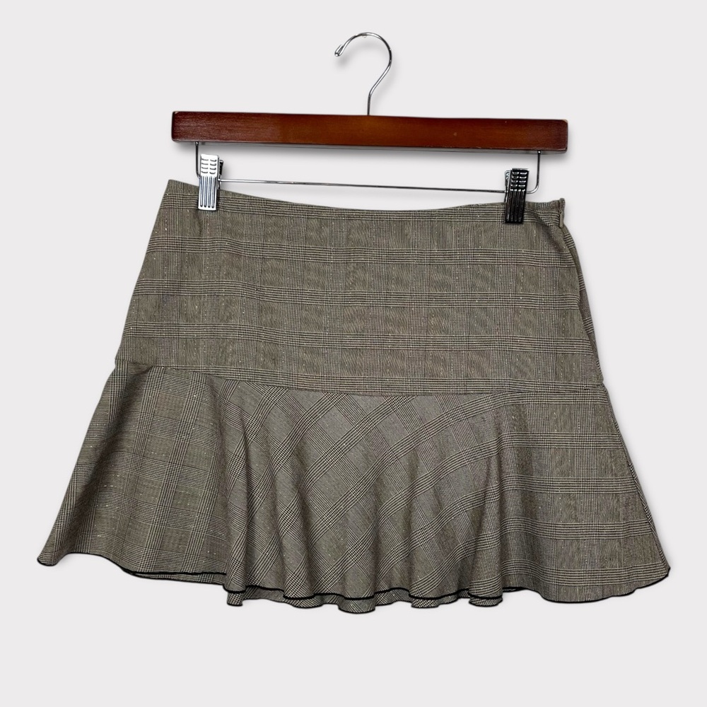 Y2k IZ Byer mini micro skirt 7 plaid preppy academia grunge whimsigoth